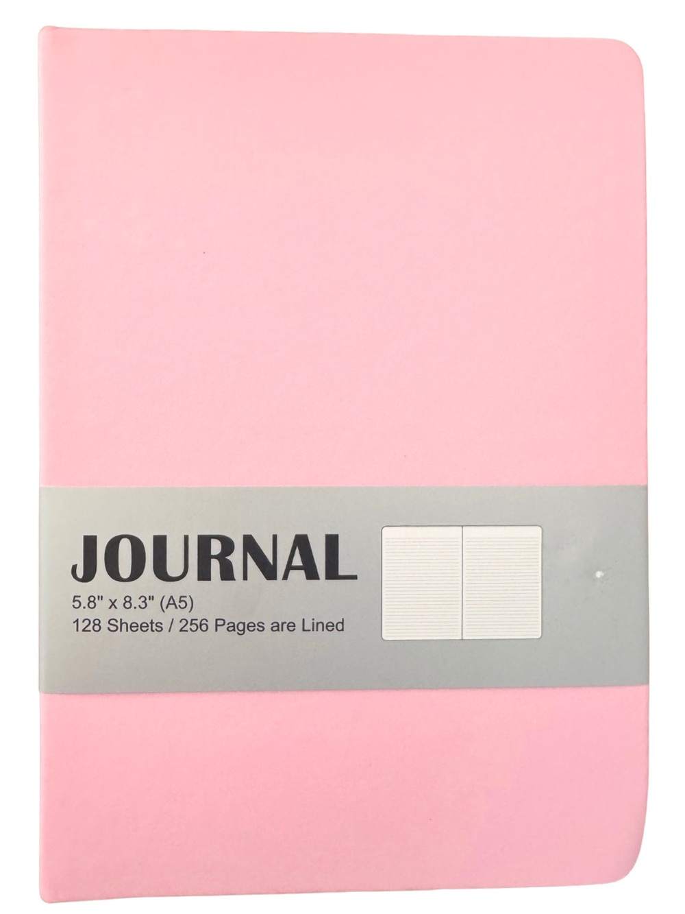 Flomo A5 Hardcover Lined Journal Notebook Pink 256 Pages New